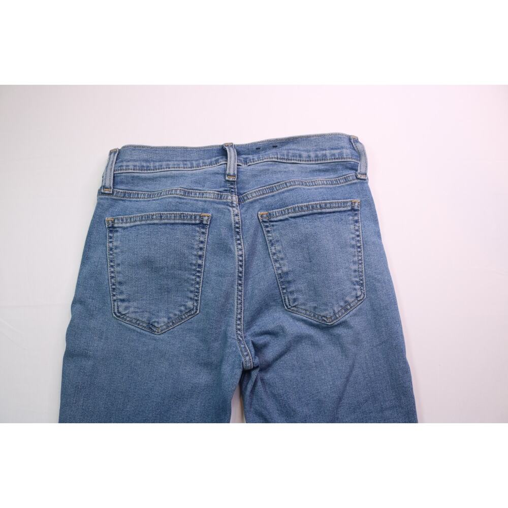 Gap Classic Straight Mid-Rise Women's Jeans - Size 28/4R - Color Blue - Picture 6 of 16